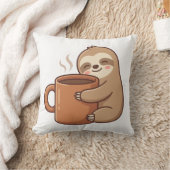 Knuffel Luiaard Koffie Worp Kussen (Deken)