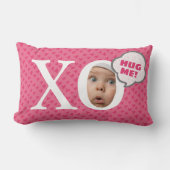 KNUFFEL ME! Aangepaste baby foto kussen (Voorkant)