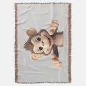Knuffel me aap deken (Voorkant Verticaal)