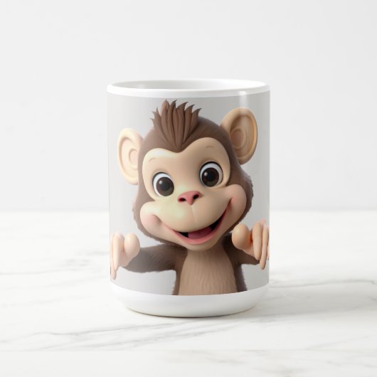 Knuffel me aap koffiemok (Center)