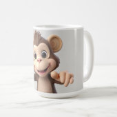 Knuffel me aap koffiemok (Voorkant rechts)