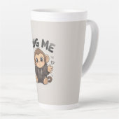 Knuffel Me Aap Latte Mok (Rechterhoek)