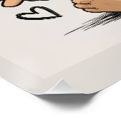 Knuffel Me Aap Perfect Poster (Hoek)