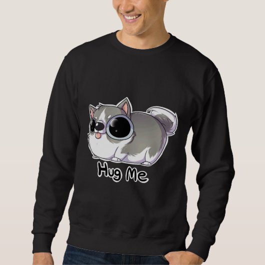 Knuffel me Husky Trui (Voorkant)