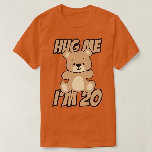 Knuffel me in t-shirt (Design voorkant)