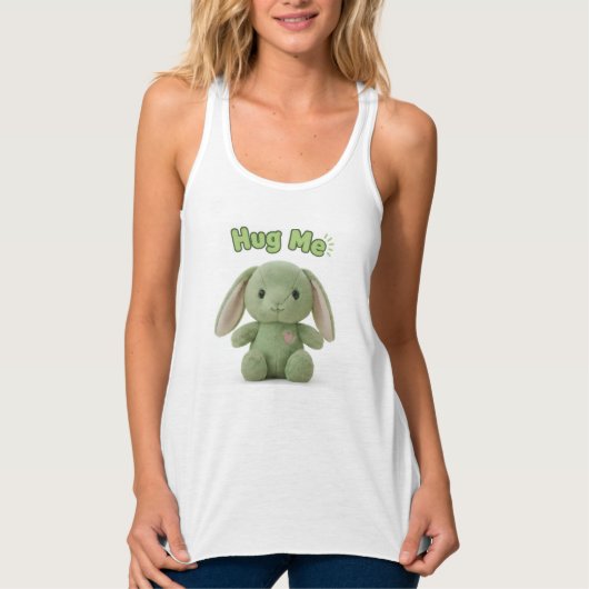 Knuffel Me Konijn Tanktop (Voorkant)