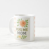 Knuffel me mama - Memorial Floral Mok (Voorkant links)