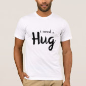 knuffel me meisje t-shirt (Voorkant)