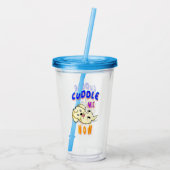 Knuffel me nu acryl drinkbeker (Achterkant)