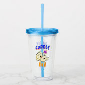 Knuffel me nu acryl drinkbeker (Voorkant)