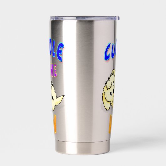 Knuffel me nu geïsoleerde drinkbeker (Links)