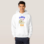 Knuffel me nu hoodie (Voorkant volledig)