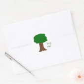 Knuffel me Tree Sticker (Envelop)