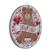 Knuffel Me! Valentijnsdag Teddydbeer Dartbord (Voorkant Links)