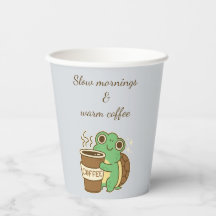 Knuffel met Cute Turtle Coffee