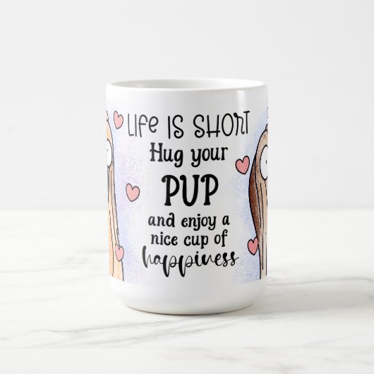 Knuffel met je Pup Koffiemok (Center)
