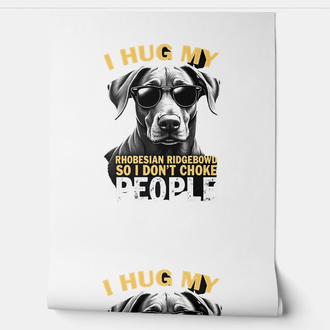 Knuffel mijn Rhodesian Ridgeback zodat ik geen men Behang (Afrollen)