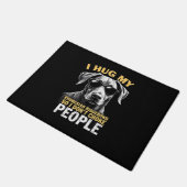 Knuffel mijn Rhodesian Ridgeback zodat ik geen men Deurmat (Schuin)