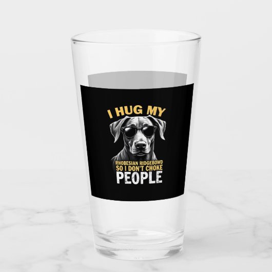 Knuffel mijn Rhodesian Ridgeback zodat ik geen men Glas (Voorkant)