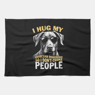 Knuffel mijn Rhodesian Ridgeback zodat ik geen men Theedoek
