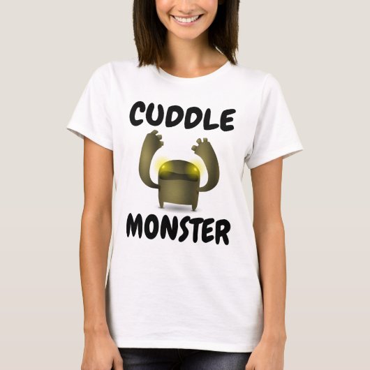 Knuffel Monster, Grappige T-shirts (Voorkant)