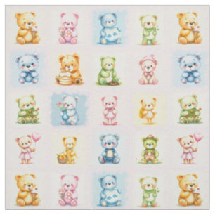 Knuffel Multibeer Collage en Speelgoed Naadloos Pa Stof