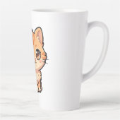 Knuffel Oranje Tabby Poes Latte Mok (Rechts)