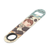 Knuffel Panda Magnetische Flesopener Speed Flessenopener (Voorkant Gekanteld)