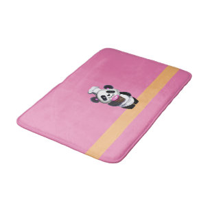 Knuffel Panda Roze Badmat