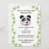 Knuffel Panda Thema Kaart (Voorkant)