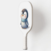 Knuffel Pinguïn Baby Pickleball Paddle (Links)