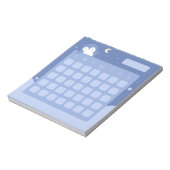 Knuffel Pinguïn Kalender Memo Blad Notitieblok (Linkerzijde)