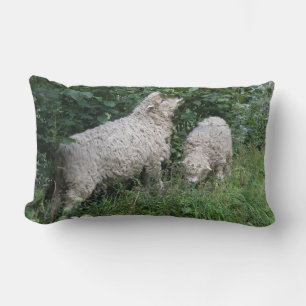 Knuffel Schaap Bladeren Eten Kussen