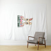 Knuffel Shirt Bunny Pyjamas Pyjamas Nachtshirt Rab Wandkleed (In Situ (horizontaal))