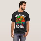 Knuffel Six Seven 6 7 Meme Dabbing Elf Prettig Ker T-shirt (Voorkant volledig)