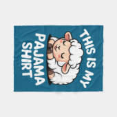 Knuffel slaap schaap pyjama voor kinderen fleece deken (Voorkant (Horizontaal))