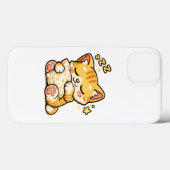 Knuffel slaapkat kussen Case-Mate iPhone case (Achterkant (horizontaal))