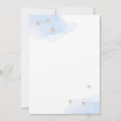Knuffel Teddybeer Babyshower Uitnodiging (Achterkant)
