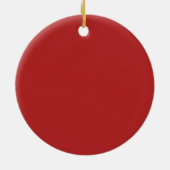 Knuffel Teddybeer Eerste Kerstmis Baby Keramisch Ornament (Achterkant)