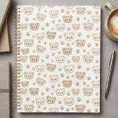 Knuffel Teddybeer Patroon Notitieboekje Cover Acht Planner