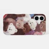 Knuffel Teddyberen Hoes iPhone 16 Hoesje (Achterkant horizontaal)