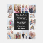 Knuffel uit de hemel Fotocollage Sympathie Fleece Deken (Voorkant)