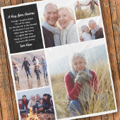 Knuffel uit de hemel Fotocollage Sympathie Fleece Deken