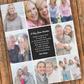 Knuffel uit de hemel Fotocollage Sympathie Fleece Deken