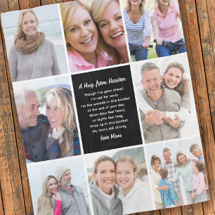 Knuffel uit de hemel Fotocollage Sympathie Fleece Deken