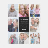 Knuffel uit de hemel Fotocollage Sympathie Fleece Deken (Voorkant)