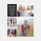 Knuffel uit de hemel Fotocollage Sympathie Fleece Deken (Voorkant)