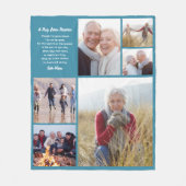 Knuffel uit de hemel Fotocollage Sympathie Fleece Deken (Voorkant)