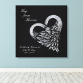 Knuffel uit de hemel  Print op Canvas (Insitu (Houten vloer))