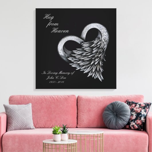 Knuffel uit de hemel  Print op Canvas (Insitu (Woonkamer))